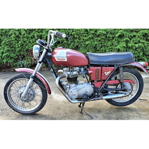 1129 - 1971 Triumph Bonneville T120R, 649cc. Registration number not registered. Frame number AE074. Engine... 