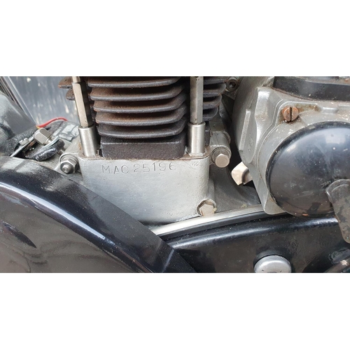 1136 - 1953 Velocette MAC, 350cc. Registration number 331 XVK (non transferrable). Frame number RS2244. Eng... 