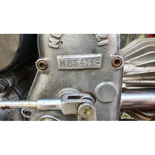 1137 - 1958 Velocette Valiant 192cc. Registration number USU 184. Frame number 1501/33. Engine number V2001... 