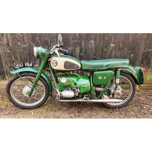 1137 - 1958 Velocette Valiant 192cc. Registration number USU 184. Frame number 1501/33. Engine number V2001... 