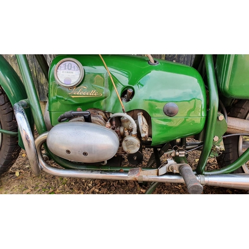 1137 - 1958 Velocette Valiant 192cc. Registration number USU 184. Frame number 1501/33. Engine number V2001... 