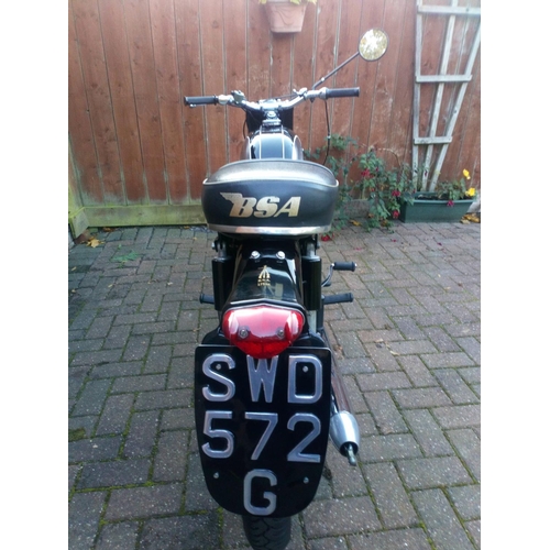 1138 - 1968 BSA Bantam D14/4 175cc. Registration number SWD 572G. Frame number PC12211D14B. Engine number P... 