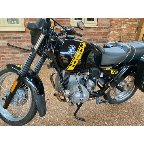 1157 - 1990 BMW R1000GS 980cc. Frame number 6333209. Engine number 07890269.

Several factors came together... 