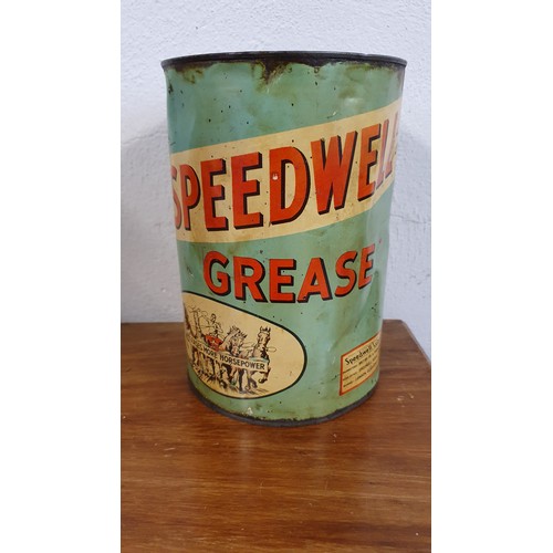 94 - A Speedwell Grease can, 7 lbs, no lid.