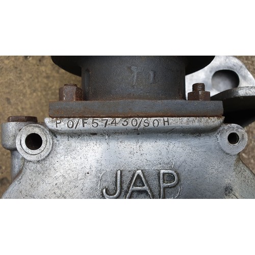 153 - A JAP engine, 250 cc, c. 1936 (ex- OK Supreme), engine number PO/F57430/SOH, OHV with valve spring c... 