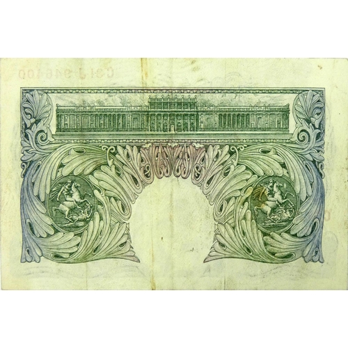 82 - A Bank of England Ten Pound note, J.B. Page, together with two One Pound notes, Peppiatt, Beale and ... 