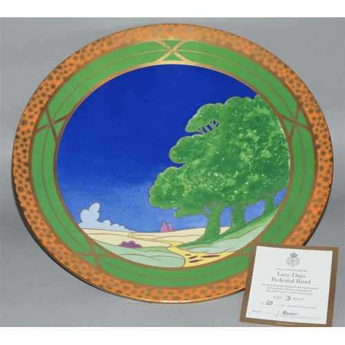 313 - A large Lazy Days charger from the Art Deco Collection, commemorating the 250th anniversary of Royal... 