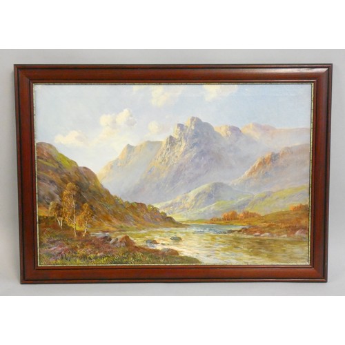 400 - Francis E. Jamieson (1895-1950), Glencoe, signed, oil on canvas, 40 x 60 cm, framed.