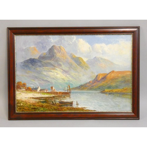 401 - Francis E. Jamieson (1895-1950), Allan Waters, nr Stirling, signed, oil on canvas, 40 x 60 cm, frame... 