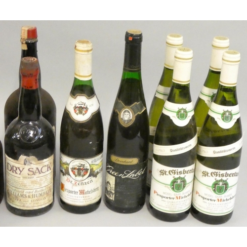 266 - St Gisbertus 1994 x 4, various sherry x 3, various miniatures and other alcohol.