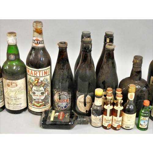 266 - St Gisbertus 1994 x 4, various sherry x 3, various miniatures and other alcohol.