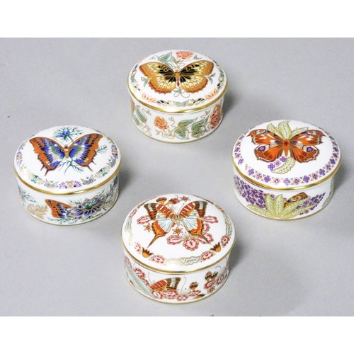 317 - Royal Crown Derby Butterflies of the World collection to include, The Swordtail box, The Great Spang... 