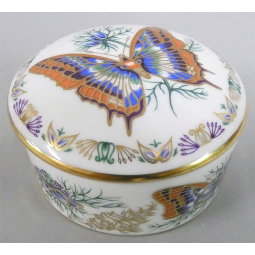 317 - Royal Crown Derby Butterflies of the World collection to include, The Swordtail box, The Great Spang... 