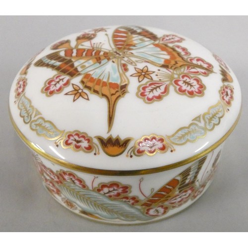 317 - Royal Crown Derby Butterflies of the World collection to include, The Swordtail box, The Great Spang... 