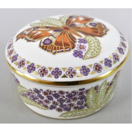 317 - Royal Crown Derby Butterflies of the World collection to include, The Swordtail box, The Great Spang... 