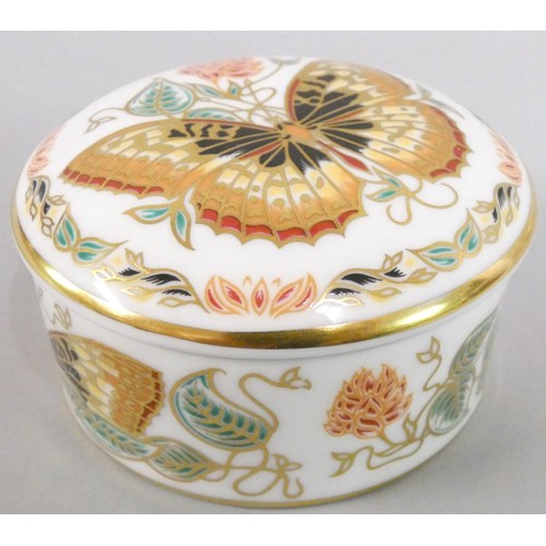 317 - Royal Crown Derby Butterflies of the World collection to include, The Swordtail box, The Great Spang... 