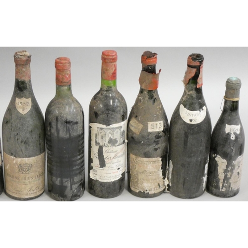 292 - 1952 Nuits St. Georges x 2 and 1/2, 1978 Chateau Grandes Murailles, 1979 Chateau Sainte Colombe and ... 