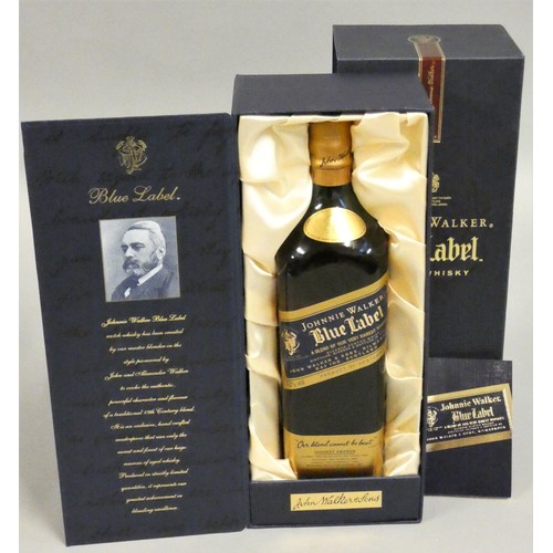 279 - Johnnie Walker Blue Label Scotch whisky, 75cl, presentation case.