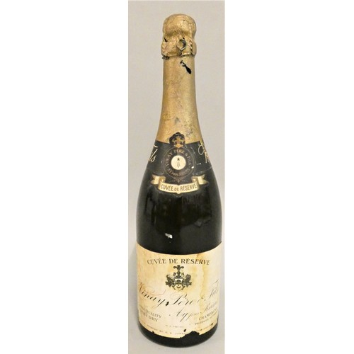 295 - A bottle of Ernest Irroy vintage champagne, cuvee de reserve, c. 1940's.