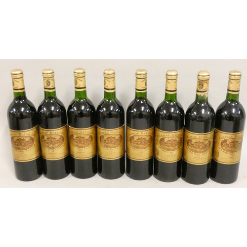 290 - Chateau Batailley, eight bottles of Grand Cru Classe Bordeaux 1983.