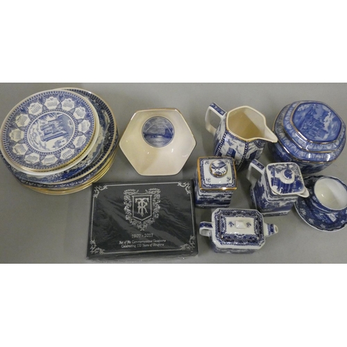 206 - A Coalport tea service for 12 place settings, cups, saucers, side plates, a milk jug, a sugar bowl a... 