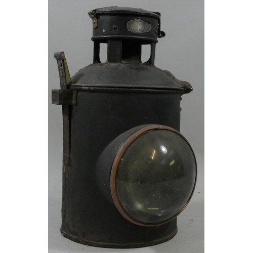 259 - A large GWR (Reading) signal lamp with burner, stamped GWR.