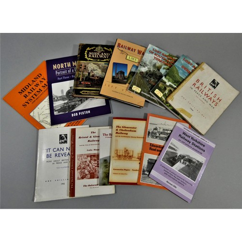 59 - A collection of 31 railway related books, to include LMS Railway Walks and The Midland Railway.