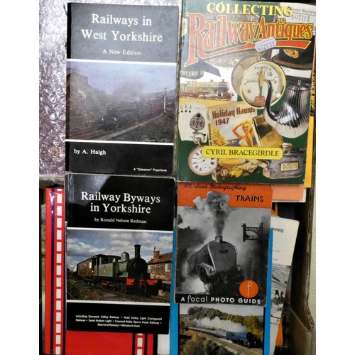 60A - A collection of railway related books, to include Railways of the Raj and Railway Liveries 1923 - 19... 