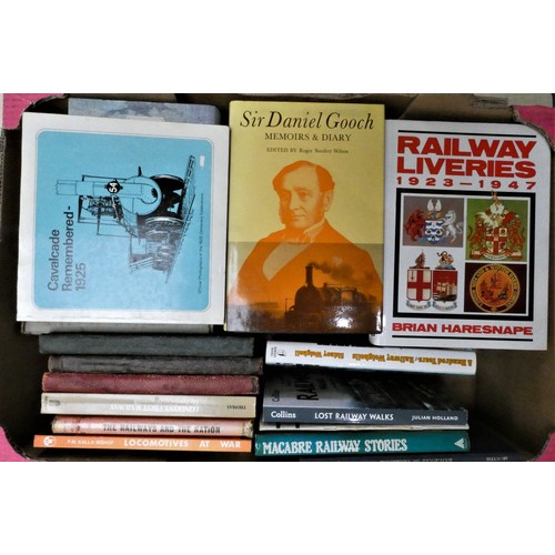 60A - A collection of railway related books, to include Railways of the Raj and Railway Liveries 1923 - 19... 