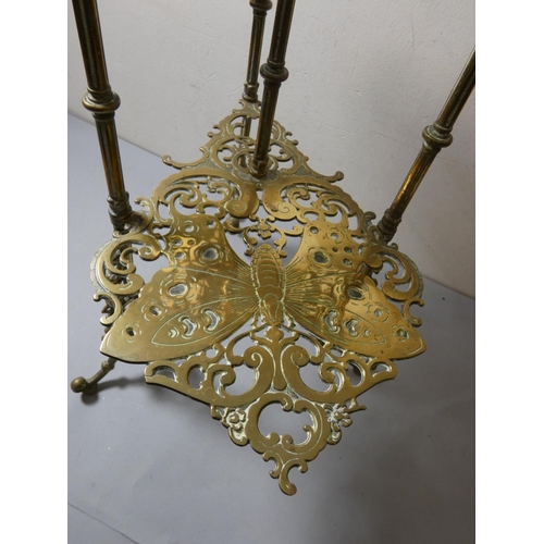 Solid Brass Plant Stand, Tall