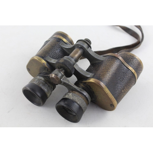 400 - Vintage Carl Zeiss Jena Silvarem 6X BINOCULARS  These binoculars are WORKING and in a vintage condit... 