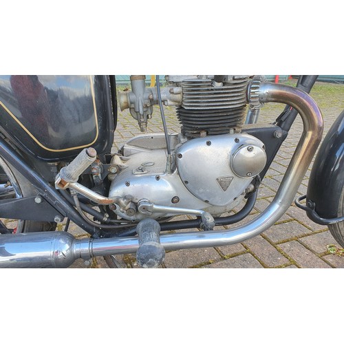 327 - 1959 Triumph 3TA, 348 cc. Registration number 891 UYN (non transferable). Frame number 3TA H6036. En... 