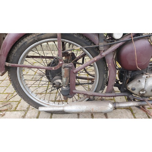 324 - 1954 Triumph Terrier, 150 cc. Registration number OVC 625 (see text). Frame number T5846. Engine num... 