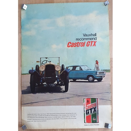 115 - A Castrol/Vauxhall Viva Brabham advertising poster, 84 x 59 cm.