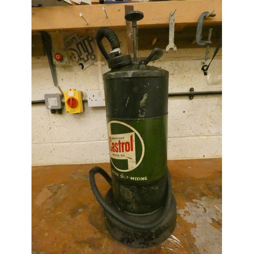 80 - A Castrol two stroke mixing pump.