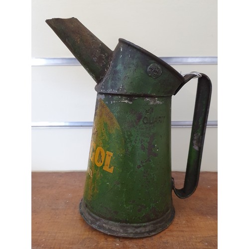 95 - A quart Energol oil pourer, stamped GW, 49, 524, LGC.