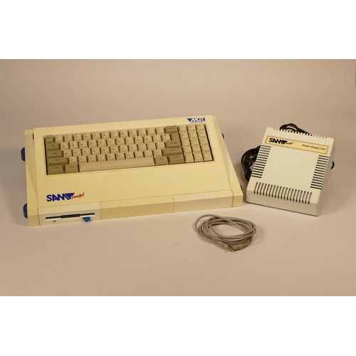 24 - MGT Sam Coupe computer 256K with power supply and manual, bayonett lead, lerm sam tape version two w... 