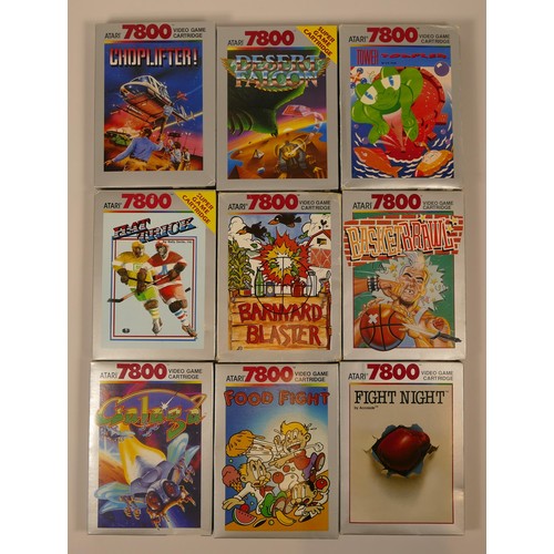 41 - Collection of thirty six Atari 7800 boxed cartridge games with instructions including- Ace of Aces, ... 