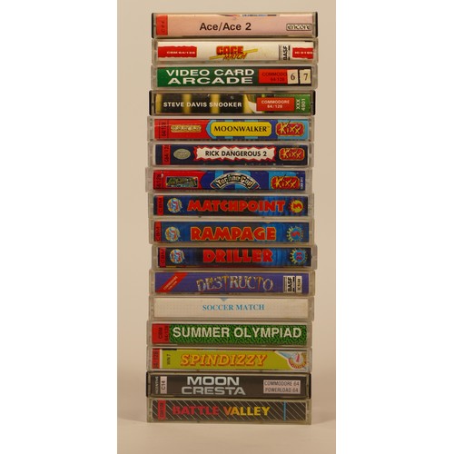 42 - Collection of over seventy Commodore 64 boxed cassette game all with instructions, to include- Scoob... 