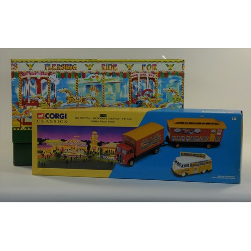 100 - A boxed limited edition Corgi Fairground Attractions 2002 carousel (1575 of 2000), together with a b... 