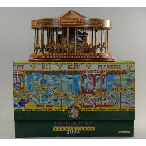 100 - A boxed limited edition Corgi Fairground Attractions 2002 carousel (1575 of 2000), together with a b... 