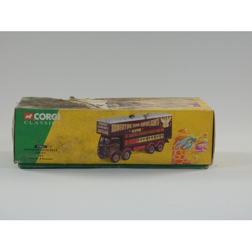 105 - Collection of five Corgi classics- The Showman's Range with booklet, including- Atkinson open pole t... 