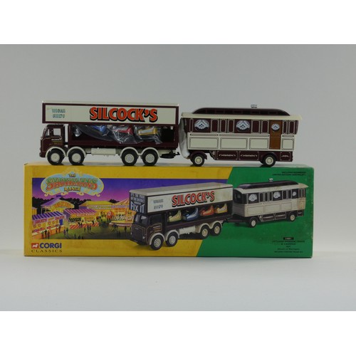 105 - Collection of five Corgi classics- The Showman's Range with booklet, including- Atkinson open pole t... 