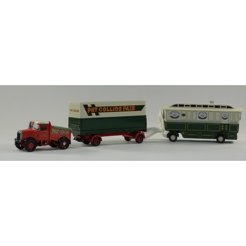 106 - Boxed Corgi classics - The Showman's Range, to include Atkinson open pole truck set (27801), Scammel... 