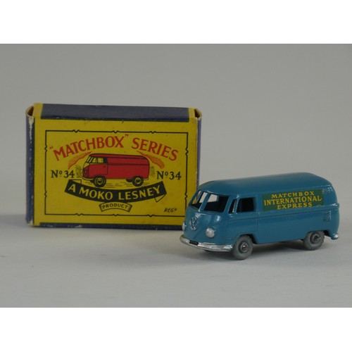 123 - Lesney Matchbox Series Volkswagen (No.34) boxed