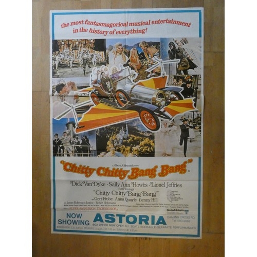 221 - A collection of rare movie posters and prints primarily from the late 1960s- Including Chitty Chitty... 