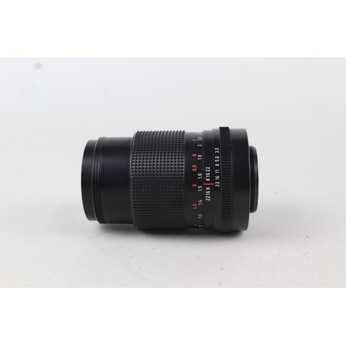 314 - Carl Zeiss Jena MC Sonnar 135mm F/3.5 Lens M42 Screw Fit w/ Lens Caps  This lens is WORKING Aperture... 