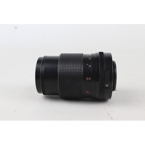 314 - Carl Zeiss Jena MC Sonnar 135mm F/3.5 Lens M42 Screw Fit w/ Lens Caps  This lens is WORKING Aperture... 