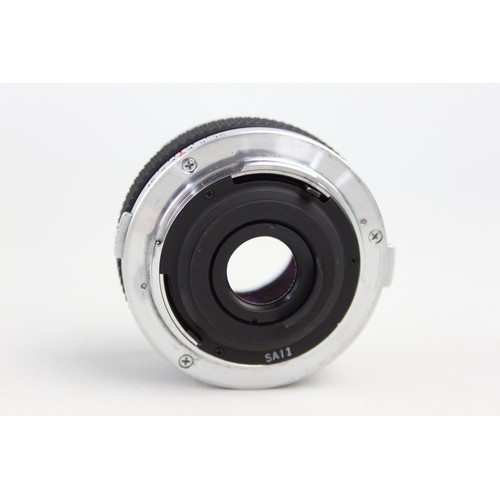 321 - Olympus OM-System Zuiko Auto-W 24mm F/2.8 Lens w/ Original Lens Caps & Lens Hood  This lens is WORKI... 