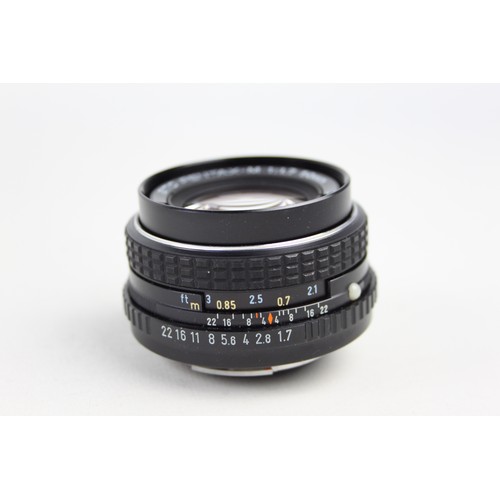 333 - SMC Pentax-M 50mm F/1.7 Lens w/ Lens Caps & Original Box  This lens is WORKING Aperture blades are r... 